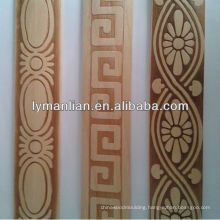 Embossed wood moulding